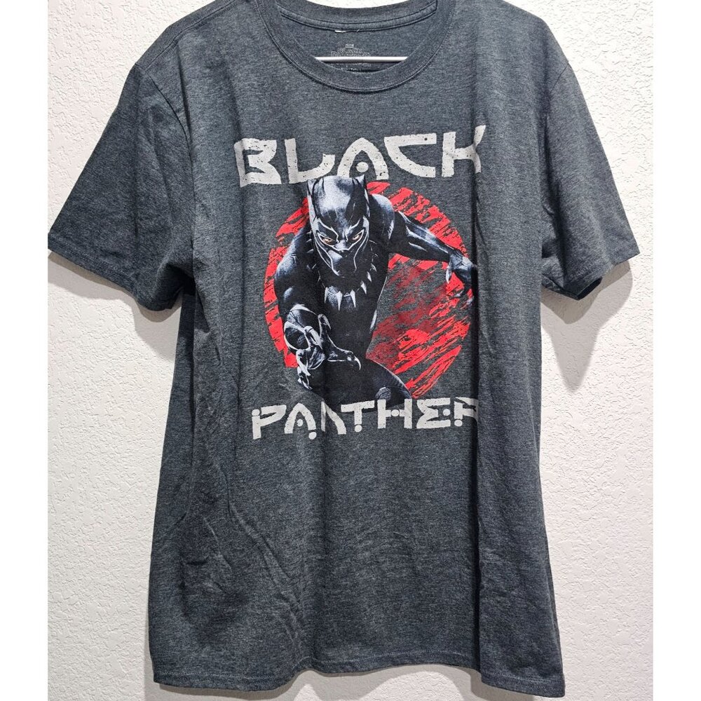Marvel Black Panther Men's‎ Large T shirt Gray